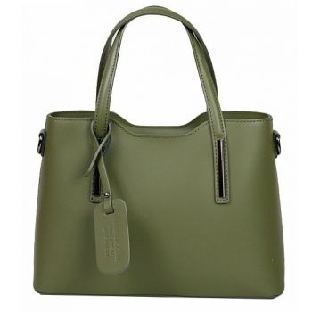 Geanta dama Maila GT1093, piele naturala, verde
