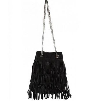 Geanta ocazie dama Naima GT1295, piele naturala, negru
