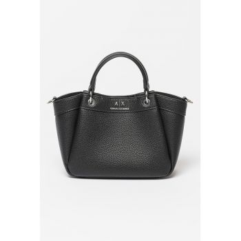 Geanta shopper cu bareta din material textil