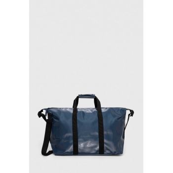 Rains geanta 14200 Weekendbags culoarea albastru marin