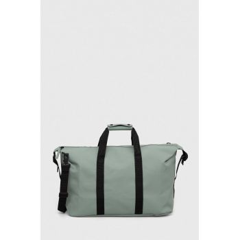 Rains geanta 14200 Weekendbags culoarea verde
