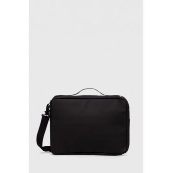 Rains geanta laptop 13290 Messenger Bags culoarea negru