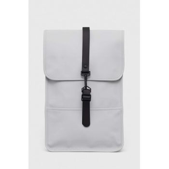 Rains rucsac 13020 Backpacks culoarea gri, mare, neted
