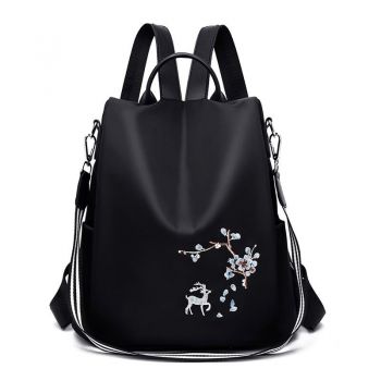 Rucsac dama, Disu GT347, antifurt, negru