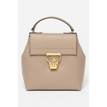 Rucsac de piele cu inchidere cu clapa Arlettis