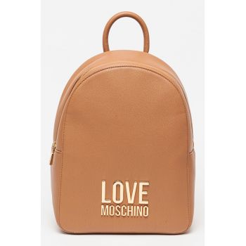 Rucsac din piele ecologica cu logo metalic