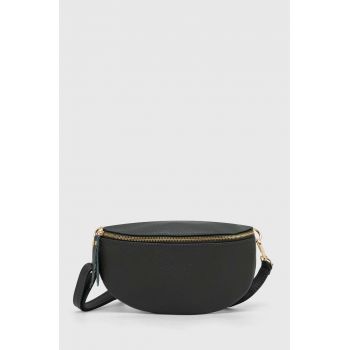 Answear Lab borseta de piele culoarea verde