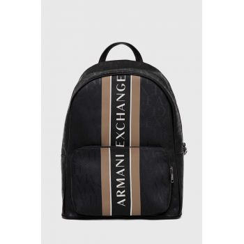 Armani Exchange rucsac barbati, culoarea negru, mare, modelator