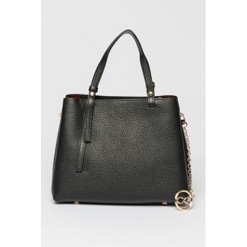 Geanta tote cu aspect texturat