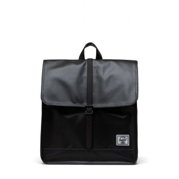 Herschel Rucsac 10998-00001-OS Weather Resistant culoarea negru, mic, material neted 10998.00001-Black