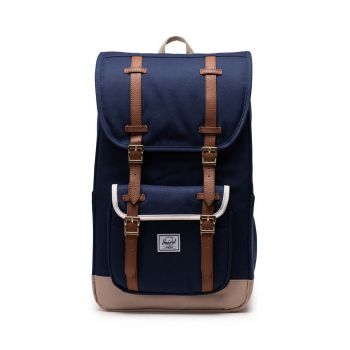 Herschel rucsac 11390-05917-OS Little America Backpack culoarea bej, mare, neted