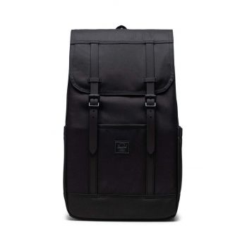 Herschel rucsac 11397-05881-OS Retreat Backpack culoarea negru, mare, neted