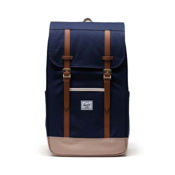 Herschel rucsac 11397-05917-OS Retreat Backpack culoarea bej, mare, neted