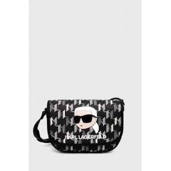 Karl Lagerfeld poseta culoarea negru