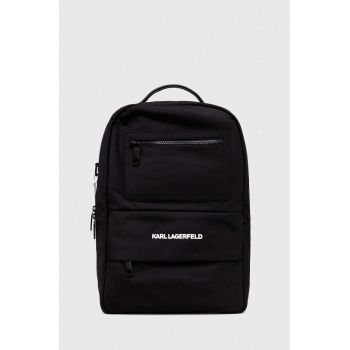 Karl Lagerfeld rucsac barbati, culoarea negru, mare, neted