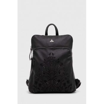 Medicine rucsac femei, culoarea negru, mare, cu imprimeu