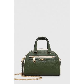 MICHAEL Michael Kors poseta de piele culoarea verde