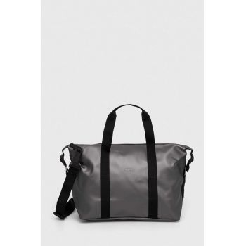 Rains geanta 14220 Weekendbags culoarea gri