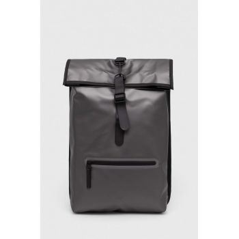 Rains rucsac 13320 Backpacks culoarea gri, mare, neted