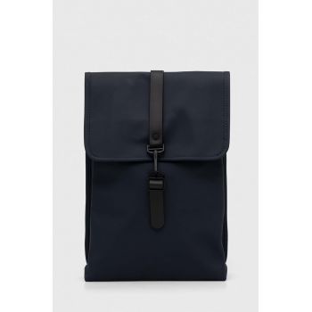 Rains rucsac 13500 Backpacks culoarea albastru marin, mare, neted