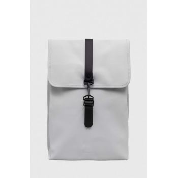 Rains rucsac 13500 Backpacks culoarea gri, mare, neted
