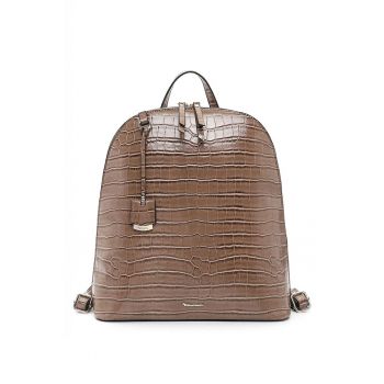 Rucsac de piele ecologica cu aspect de piele de crocodil Mia