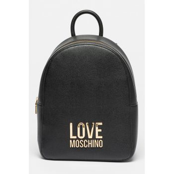 Rucsac din piele ecologica cu logo metalic
