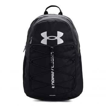 Under Armour Hustle Sport Backpack Black/ Black/ Silver ieftin