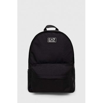 EA7 Emporio Armani rucsac barbati, culoarea negru, mare, neted