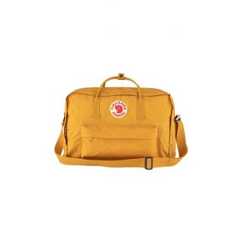 Fjallraven rucsac Kanken Weekender culoarea galben, mare, uni F23802.160