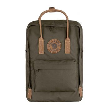 Fjallraven rucsac Kanken no. 2 Laptop 15 culoarea verde, mare, uni F23803.633 ieftin