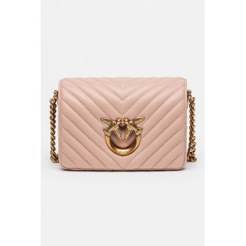 Geanta crossbody de piele Love Click
