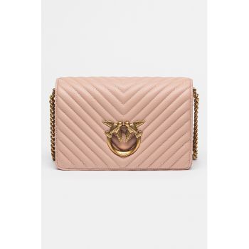 Geanta crossbody din piele Love Click