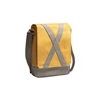 Geanta crossbody unisex cu finisaj rezistent la apa Methone