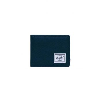 Herschel portofel Roy Wallet culoarea verde