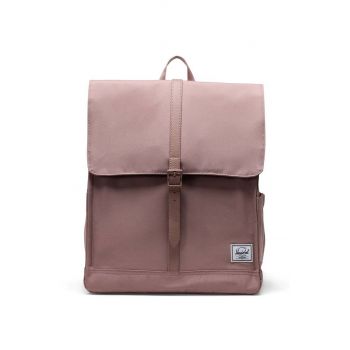 Herschel rucsac City Backpack culoarea roz, mare, neted ieftin