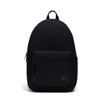 Herschel rucsac Settlement Backpack culoarea negru, mare, neted