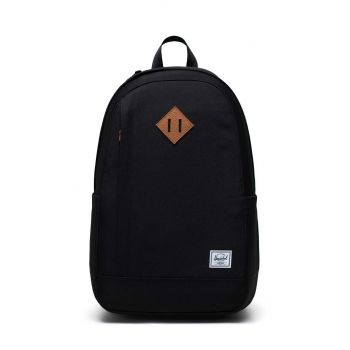 Herschel rucsac Seymour Backpack culoarea negru, mare, neted