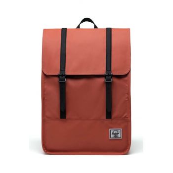 Herschel rucsac Survey Backpack culoarea bordo, mare, neted