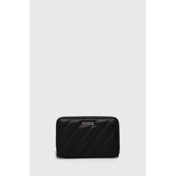 HUGO portofel femei, culoarea negru