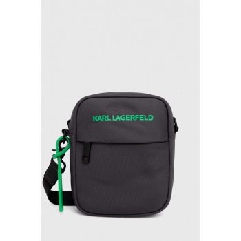 Karl Lagerfeld borseta culoarea gri