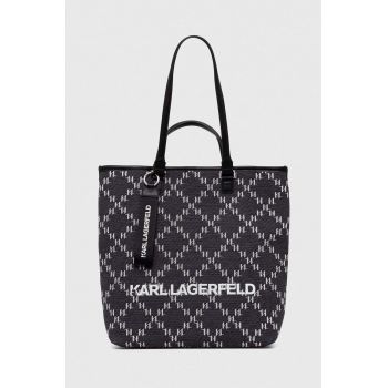 Karl Lagerfeld poseta culoarea gri