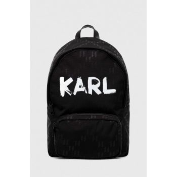 Karl Lagerfeld rucsac barbati, culoarea negru, mare, modelator