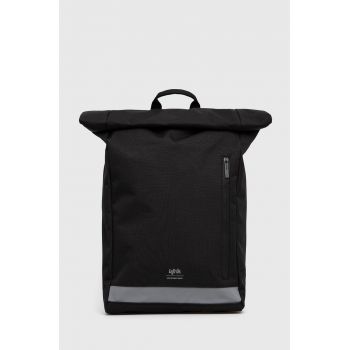 Lefrik Rucsac culoarea negru, mare, material neted