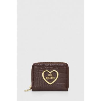 Love Moschino portofel femei, culoarea maro