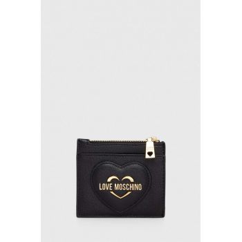 Love Moschino portofel femei, culoarea negru