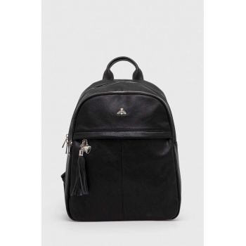 Medicine rucsac femei, culoarea negru, mare, neted