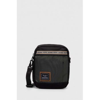 Pepe Jeans borseta culoarea verde