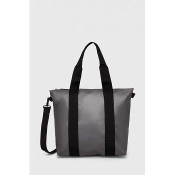 Rains geanta 14160 Tote Bags culoarea gri