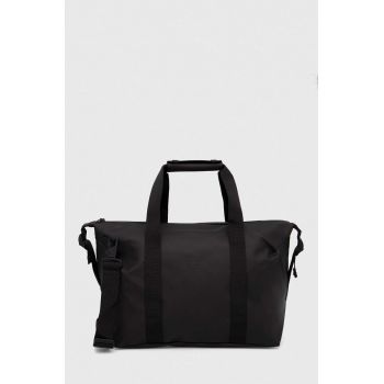 Rains geanta 14220 Weekendbags culoarea negru